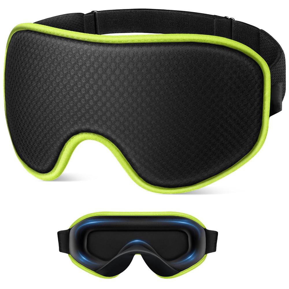 Soft Padded Blocking Light Eye Mask Relax Blindfold Eye Shade Blindfold 3D Sleeping Mask  Relax