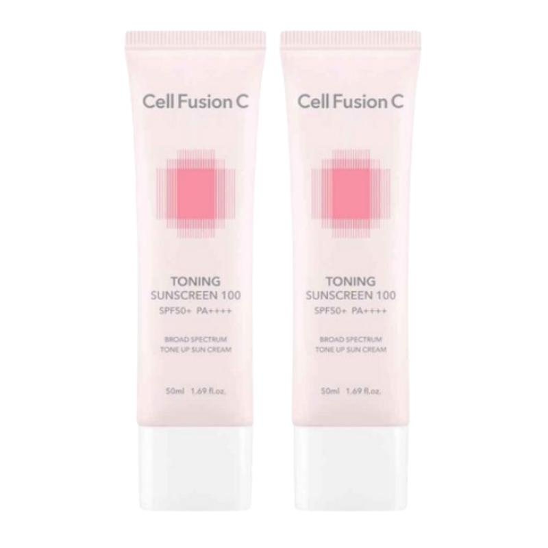 Cell Fusion C Солнцезащитный тонирующий крем SPF50+ PA++++ 50 мл x 2 Двойной набор 50ML X 2