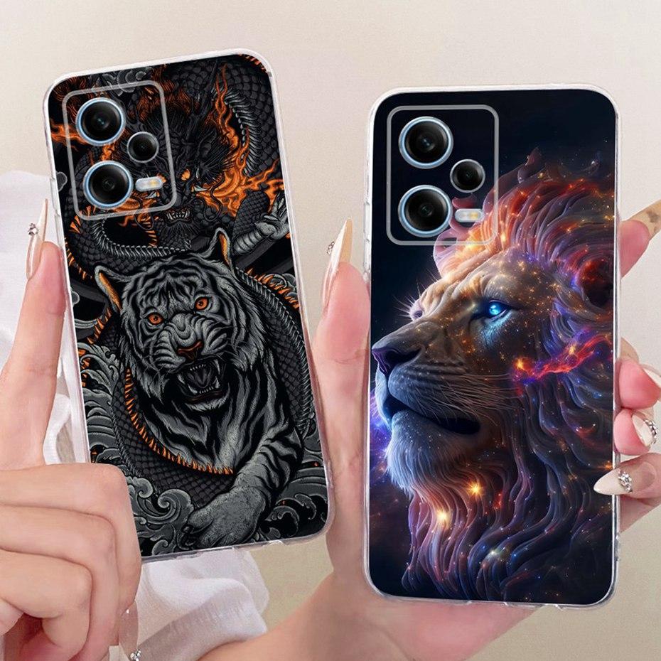 Fashion Cool Case For Xiaomi Redmi Note 12 Pro Soft Silicone TPU Back Cover For Redmi Note12 Pro 5G Phone Cases