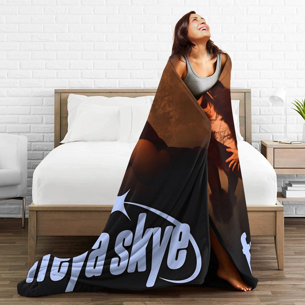 Freya Skye British Singer Actress Super Warm Blanket Kids Adult Plush Throw Blanket Print Living Room Bedspread Sofa Bed Cover