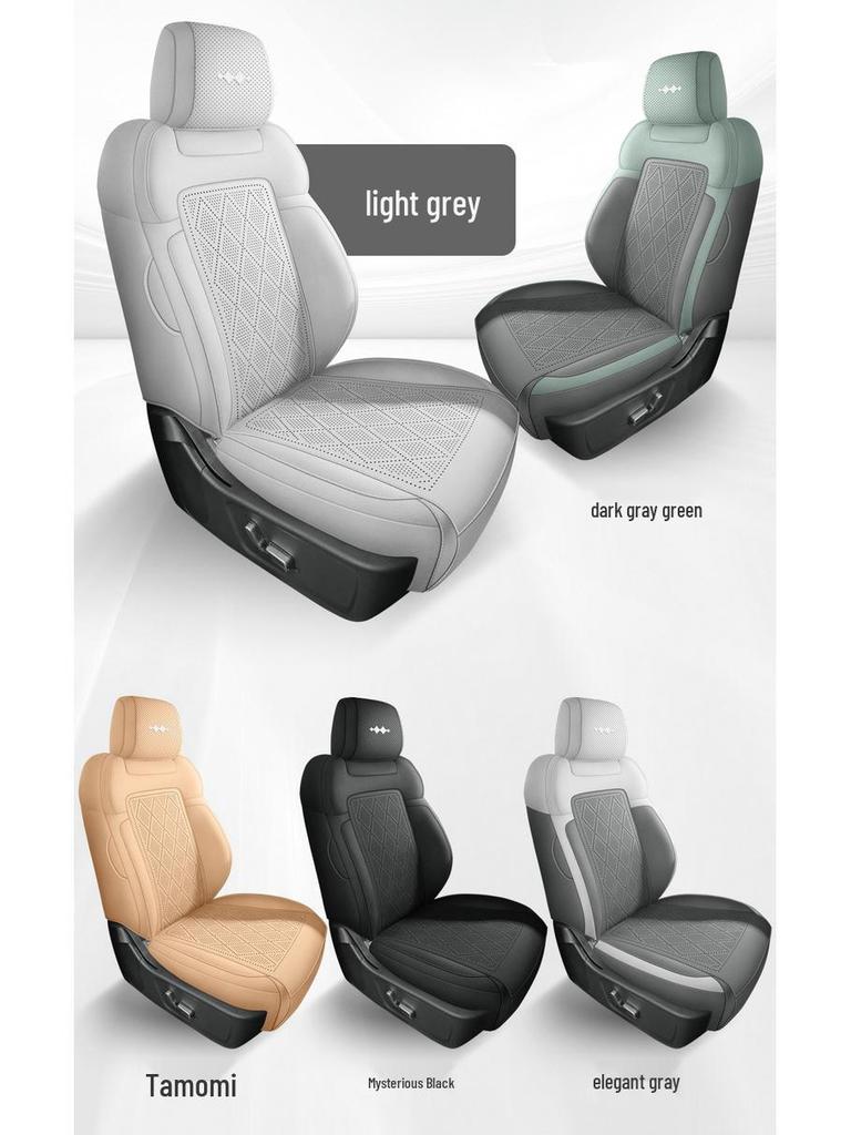 BYD Yangwang 8 Suede Car Seat Cover - All-Season Full Coverage Cushion Pad