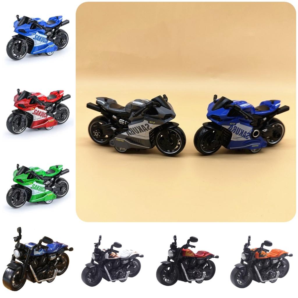 Langlebige Legierung Motorrad Sammlerstück Ideal für Backdekoration Realistisches Rennwagen Spielzeug" Charaktere)