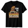 Fear The Bearded Dragon Reptiles Animals Mens TShirt