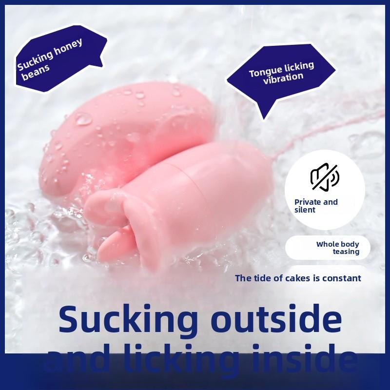 New Product Box Silicone Lick-and-suck Vibrating Egg Portable Adult Pleasure Toy for Both Men and Women