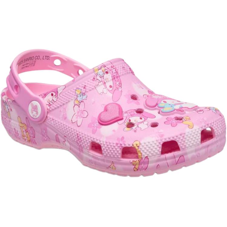 Crocs Classic Clog Versatile Comfortable Durable Low-Top Sandals Kids Sandals Pink 211201-90H