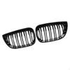 1 Pair Front Kidney Grille Mesh Grill Fit for of Series E81 2004-07 51137127227 51137077129