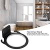 Black Hair Dryer Holder Wall Mounted Hair Dryer Hanger Hair Dryer Rack  Bathroom Makeup Room Salon