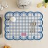 Space-saving Fresh Kitchen Drain Area Mat Diatom Mud Insulated Kitchen Tabletop Mat Moisture-wicking Quick Dry Bar Bowl Chopsticks Coffee Machine