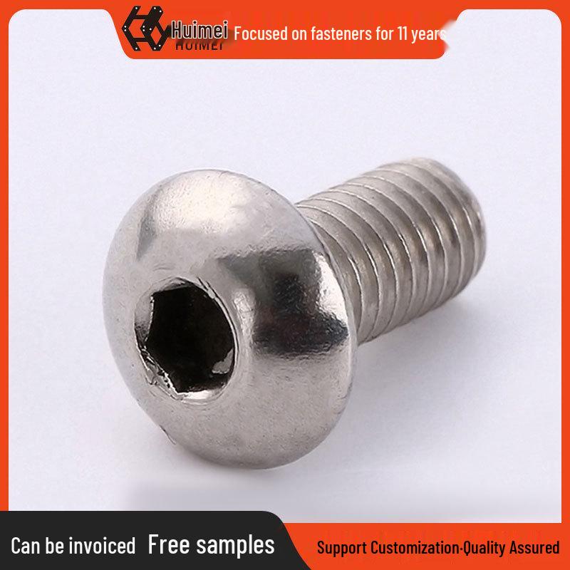 Quality Stainless Steel Button Head Hex Socket Screws GB7380