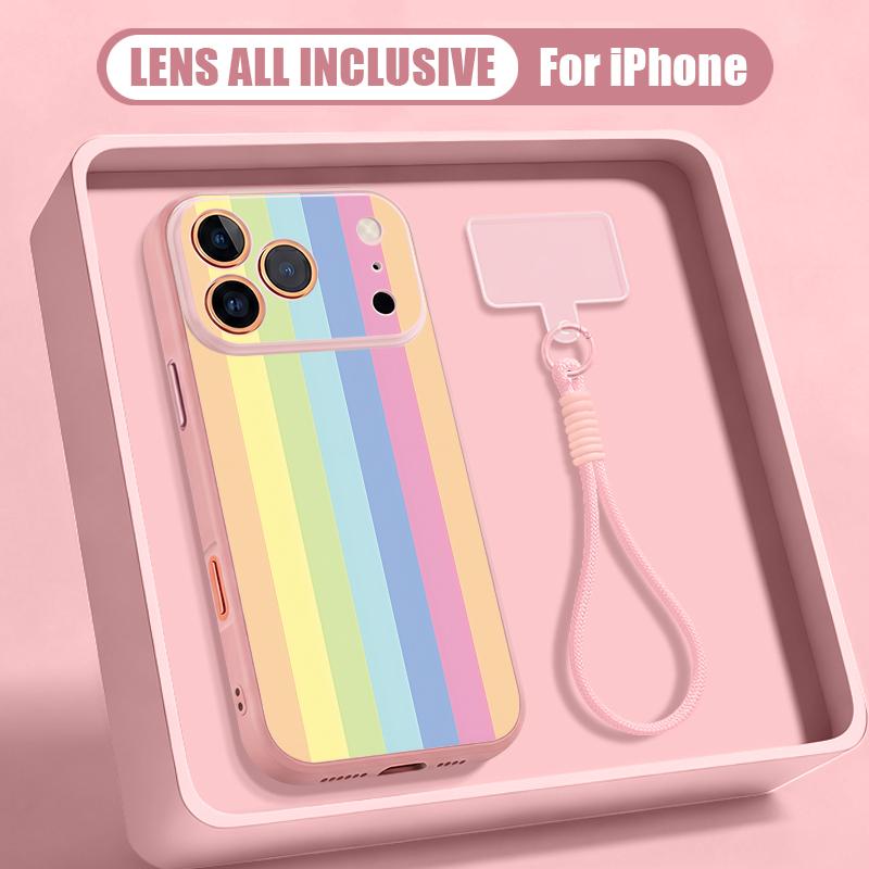 Watercolor Spots Print Hand Strap Case For iPhone 17 Pro Max Hybrid TPU+PC Magnetic For Magsafe Matte Cover For iPhone 16 15 14 13 Pro Max