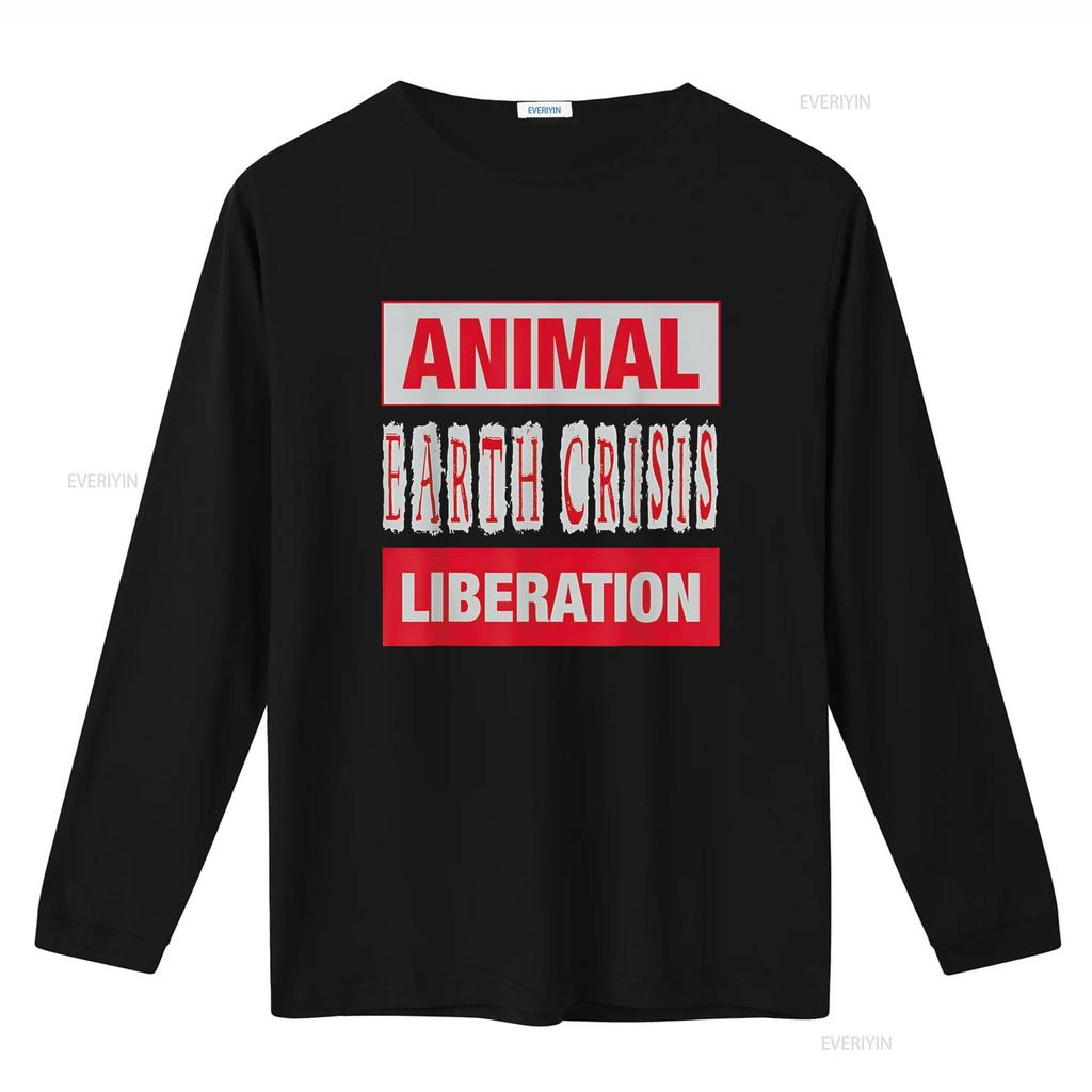 Animal Earth Crisis Liberation Rights T Shirt vintage Washed Comfortable Stylish Top For Everyday Wear Slightly fashion Casual