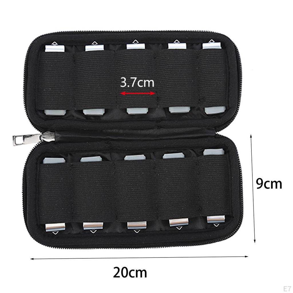 Compact USB Drive Storage Solution with Zipper Closure