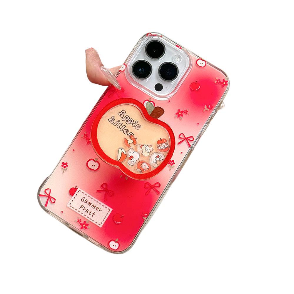 Creative Apple Shake Stand Mobile Case Applicable To Apple 16promax Anti Fall IPhone 15 Protector Case 14