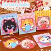 30Pcs/Set Not Easily Damaged Cat Shaped Sticky Note Paper Thickness Sticky Notes Student