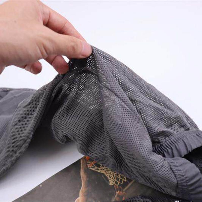 Men Jogger Pants Mesh Edge Strip Sports Hip Hop Sweatpants