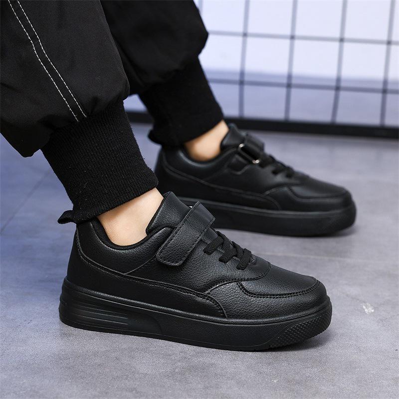 2025 Kids' Waterproof Non-Slip White Skate Shoes - Lightweight Sports Shoes for Boys & Girls