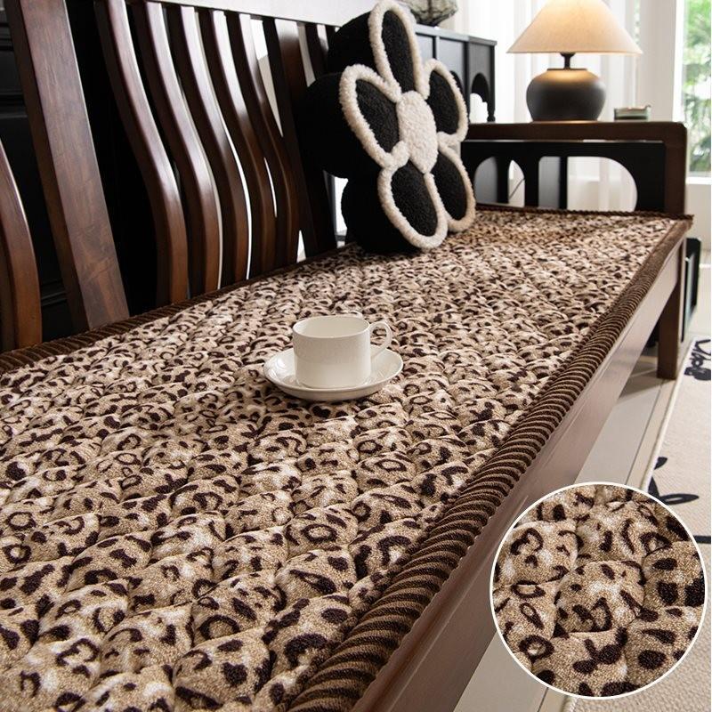 Univerzální protiskluzová měkká podložka na pohovku Zesílený plyšový potah sedadla Jednobarevný Zimní Podzimní Hřejivý Ručník na pohovky Polštář na gauč Obývací pokoj