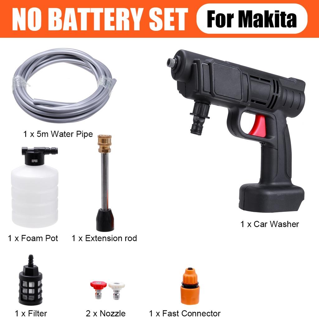 

Беспроводная мойка высокого давления 650 Вт, распылитель, водяная насадка под давлением, машина для мойки и чистки автомобиля, 37 x 10 x 25 см Only machine