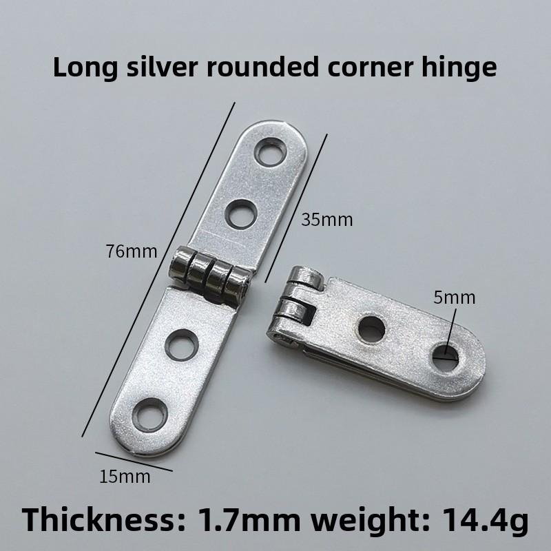 

2/1 шт. Складная петля 180 градусов, накладные петли на винтах для шкафа швейной машины, петля с закругленным углом и буфером, мебельная фурнитура 1PCS