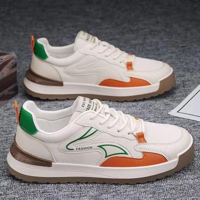 Men's Shoes Spring New Breathable Mesh Shoes Men's Trendy Student Skate Shoes Men's Soft Bottom Casual Fashion Sports Shoes