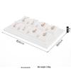 White Jewelry Display Stand for Bracelets, Rings, and Necklaces