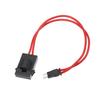 1 Pc Micro 32V 20A Universal Fuse Holder - Automotive Truck SUV Car Fuse Tap Adapter - Plastic Metal Black Red