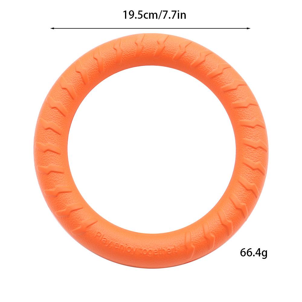 Dog Toys Pet Flying Disk Training Ring Puller Anti-Bite Floating Interactive Supplies Dog Toys Aggressive Chewing