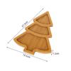 Tree Hat Shape Christmas Decoration Tray Multi grid Tree Appetizer Platter  Household