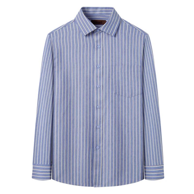 Zhuangji Men's Non-Iron Long Sleeve Shirt