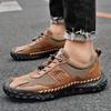 Handmade Genuine Leather Boots Men Shoes Comfortable Ankle Boots for Men Casual Shoes Moccasins Boots