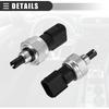 Motoforti A/C Pressure Transducer Valve, Pressure Sensor Switch, for Mercedes-Benz C230 2002-2005, Metal, NO.2038300372, Black
