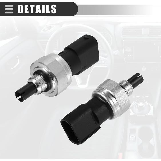 Motoforti A/C Pressure Transducer Valve, Pressure Sensor Switch, for Mercedes-Benz C230 2002-2005, Metal, NO.2038300372, Black
