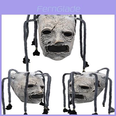 Corey Taylor Full Head Latex Mask With Dreadlocks Ideal For Halloween Parties And Cosplay Events