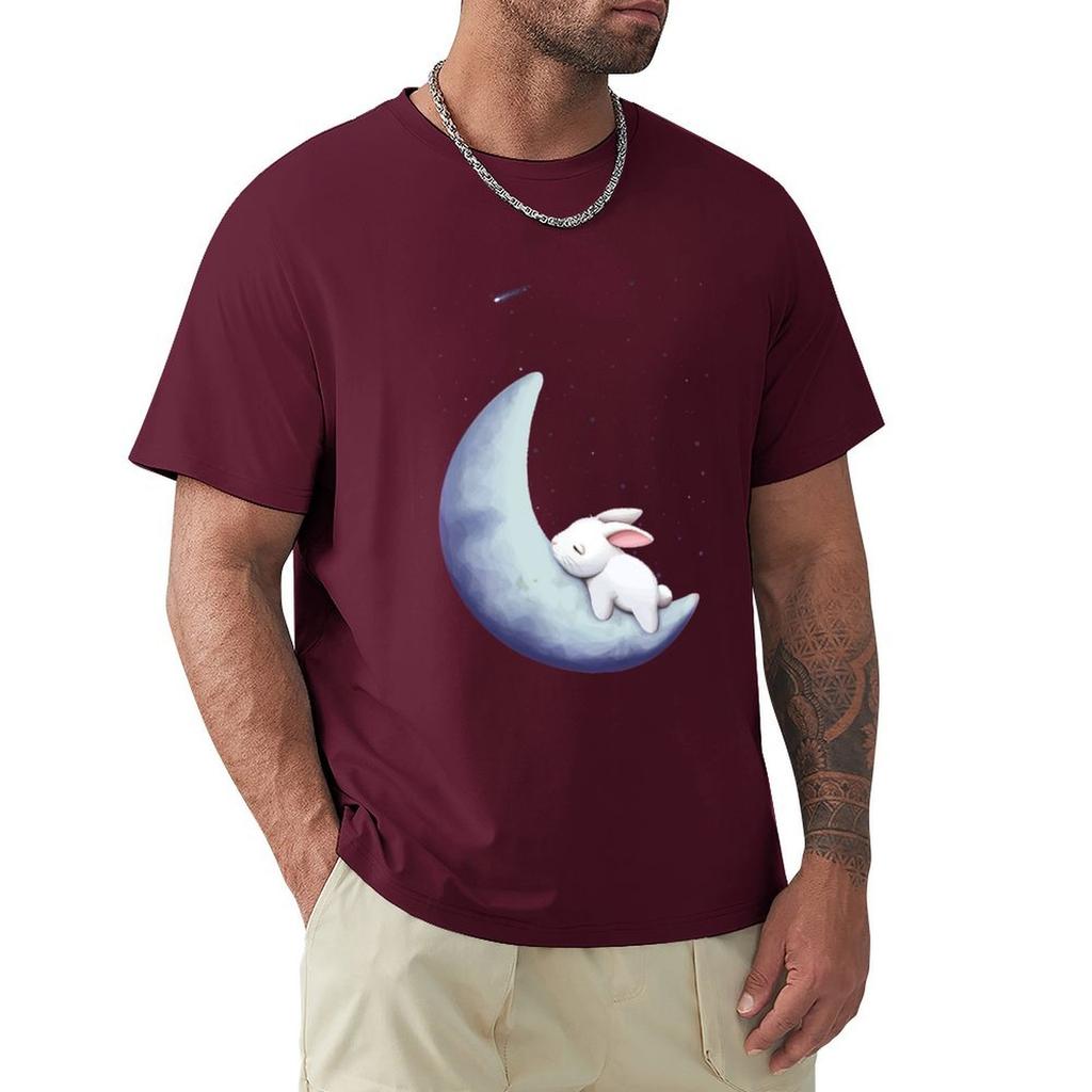 Moon T-Shirt Custom T Shirt Anime Tshirt Tops Luxury Clothes Men