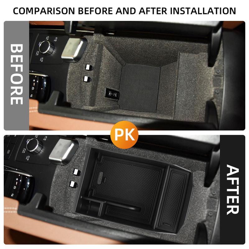 For Mercedes M ML GLE W166 W167 2011- GL GLS X166 2012- GLE Sport SUV Armrest Box Tray Storage Organizer Accessories