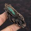 Cuprite Chrysocolla Pendant Copper Wire Wrapped Gemstone Jewelry Handmade Pendant Copper Wire Wrapped Pendant Octopus Pendant Gift For Women