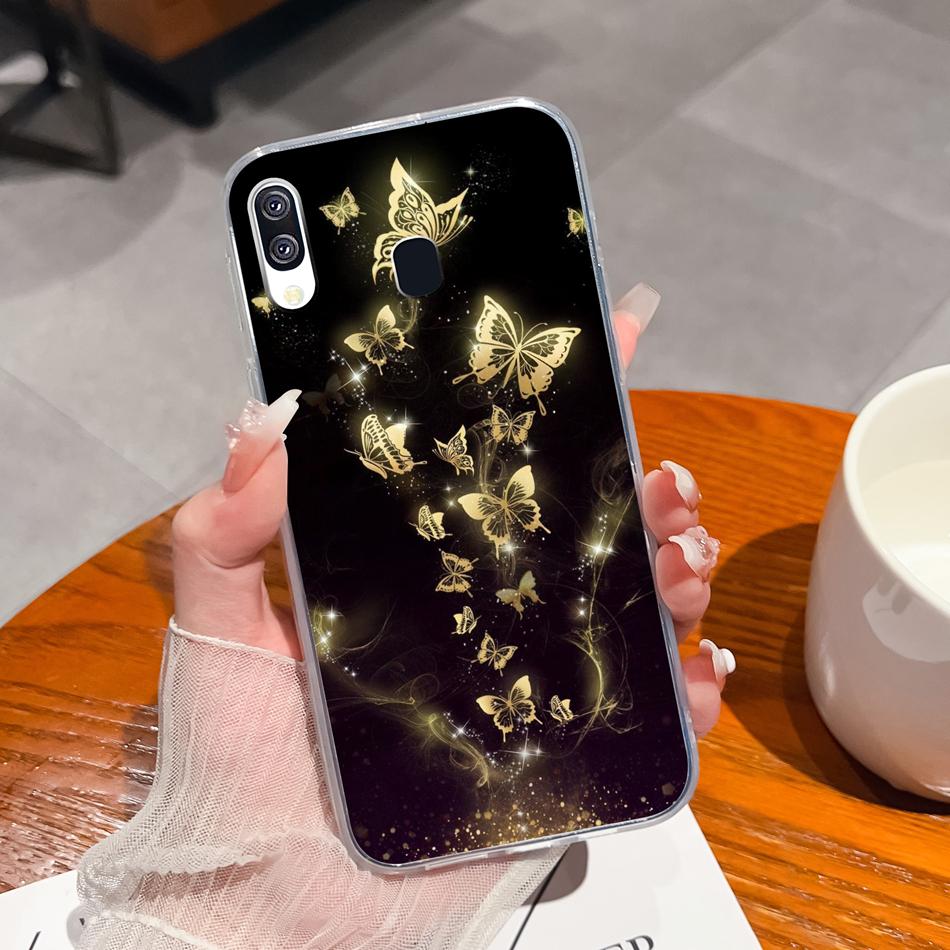 For Samsung Galaxy A40 A41 Phone Case Simple Creative Clear Back Cover For Samsung A 40 A 41 Soft TPU Silicone Anti Drop Fundas