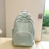 Color Block Backpack Female Junior High School Student Backpack Large Capacity Schoolbag Student Travel Bag