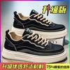 New casual board shoes men's sports platform heightening black shoes