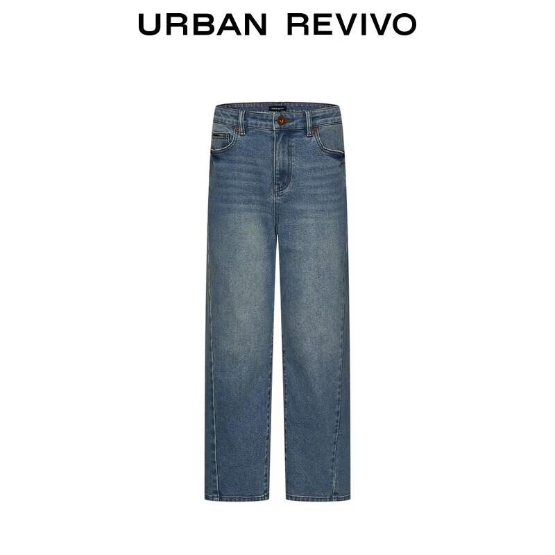 UR Women's Retro Washed Curved Jeans