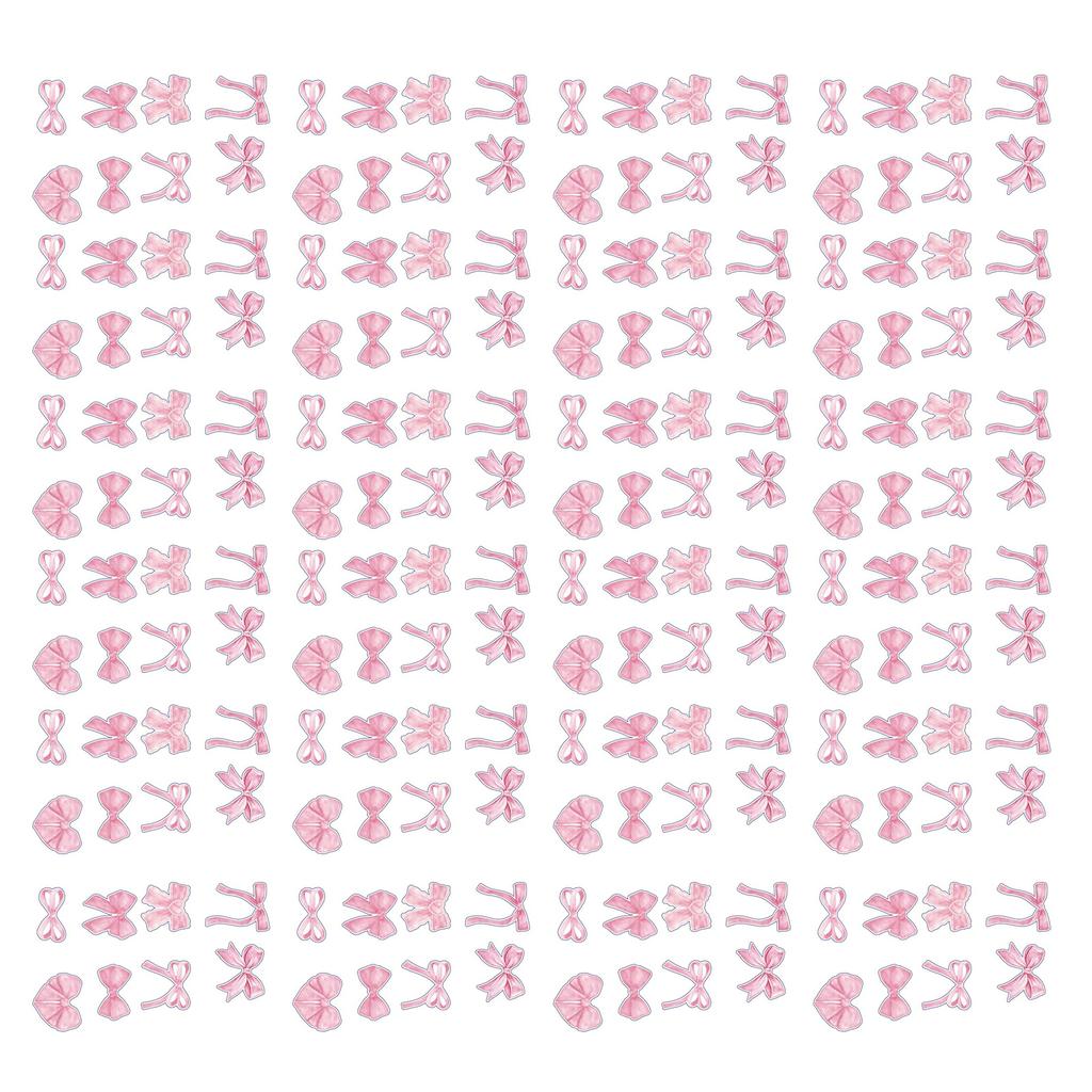 500 sztuk Naklejki z Kreskówkową Kokardką Estetyczne Naklejki do Scrapbookingu na Butelkę z Wodą Notes Dziennik Etui na Telefon Opakowanie