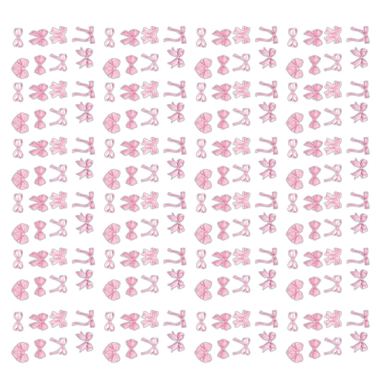 

500 штук мультяшный бант наклейка эстетическая скрапбукинг наклейка для бутылки с водой блокнот журнал телефон чехол упаковка 7