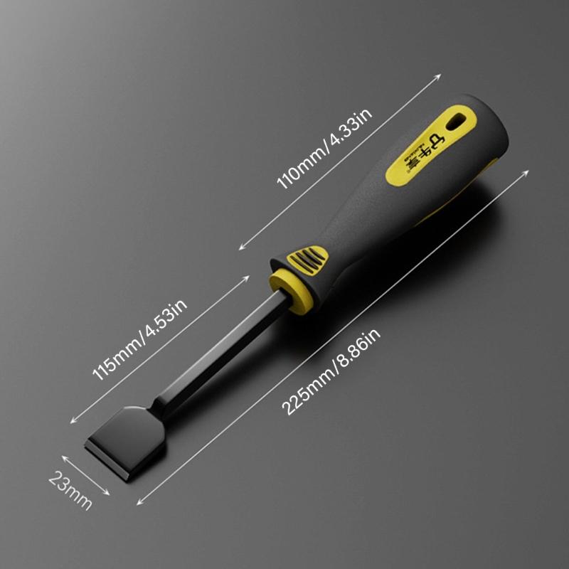 Cylinder Surfaces Scraper Heat Quenched Edge Comfort Grip Engine Gasket Remover Tool Easy to Use for Garage Repair Work