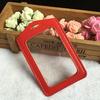 Simple Student Kids Lanyard Card Holder Slim Wallet Boys Pu Id Certificate Bus Door Credit Card Bag for Girls Zipper Coin Purses