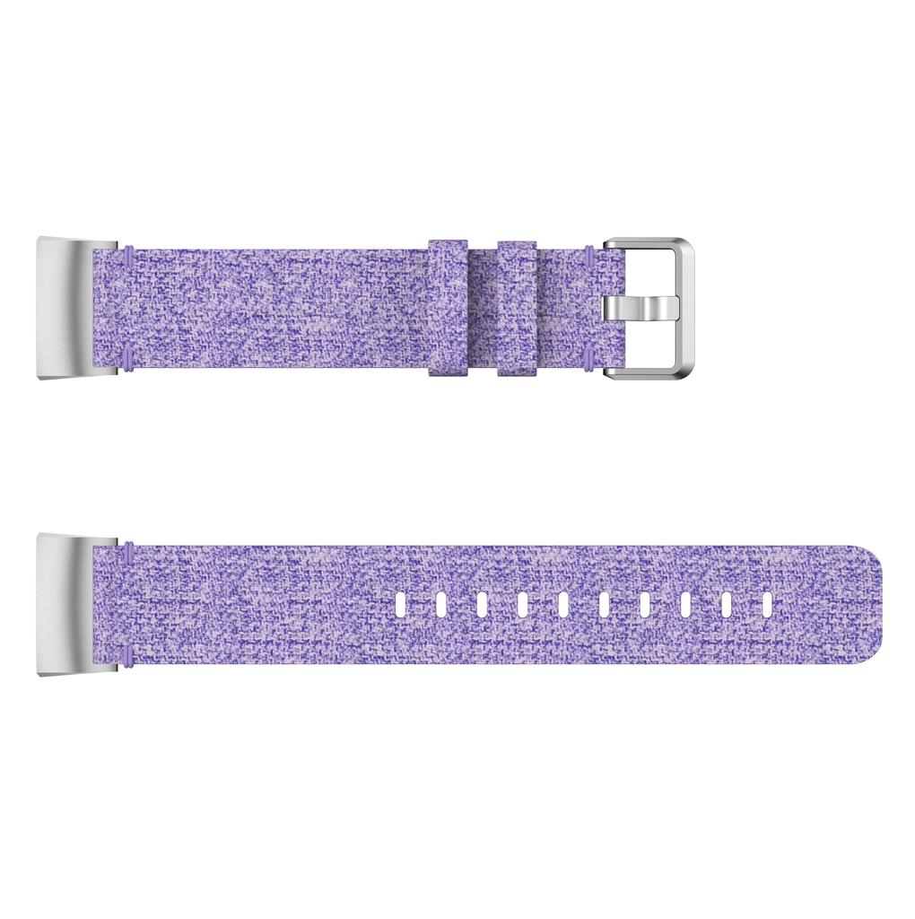 Canvas Watch Band Strap for Fitbit Charge 3 Bracelet Wristband Replacement