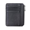 Genuine leather card bag, first layer cowhide card clip, ultra-thin bank credit card cover, multi-card position, and small ID bag.