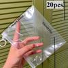 Heavy Duty Transparent Plastic Zipper Bags with Pull Tabs, Travel Storage Bag - Rectangle Shape, Building Block Storage Bag