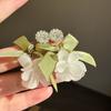Super fairy atmosphere smart exquisite flower accessories beautiful earrings ins wind gentle fairy air playful smart versatile
