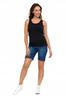 Women's Cotton Tank-Top T-shirt with Straps Classic MORAJ S black