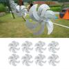 Pack of 8 Wide Coverage AntiBird Tool Each Cover 20-30Meters with Dynamic Color Changes for Persistent Effect Multicolor